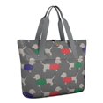 thumbnail image 1 of Tote Bag for Women - Dachshund Footprint Shoulder Bag - Large Utility Work Duffle Bag with Zipper Handbag for Travel, Work, Sprots, 1 of 5
