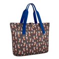 thumbnail image 1 of Tote Bag for Women - Dark Christmas Animal Pattern Shoulder Bag - Large Utility Work Duffle Bag with Zipper Handbag for Travel, Work, Sprots, 1 of 5