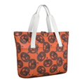 thumbnail image 1 of Tote Bag for Women - Halloween Swirled Pumpkins Pattern Shoulder Bag - Large Utility Work Duffle Bag with Zipper Handbag for Travel, Work, Sprots, 1 of 5