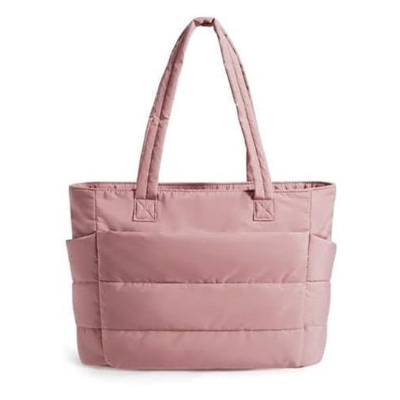 Tote Bag for Women Large Capacity Lightweight Puffer bag Water Resistant Multi Pocket Shoulder Bag For Work Office Travel Gym Yoga Daily