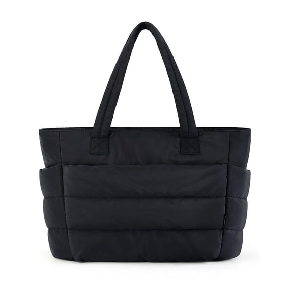Tote Bag for Women Large Capacity Lightweight Puffer bag Water Resistant Multi Pocket Shoulder Bag For Work Office Travel Gym Yoga Daily