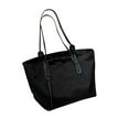 thumbnail image 1 of Tote Bag for Women Large Capacity Nylon Shoulder Bag with Zippered Compartment 46 cm Upper Width 31 cm Height, 1 of 9