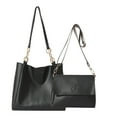 thumbnail image 1 of Tote Bag for Women Large Capacity Shoulder Bag Faux Leather Crossbody Bags for Casual Handbag Work Dating College, 1 of 6
