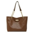 thumbnail image 1 of Deer Women Tote Sarcina Black 27x21.5x9.5cm, Large Capacity Shoulder Handbag Polyurethane, 1 of 8