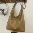 thumbnail image 1 of Tote Bag for Women, Large Leather Work Tote with Side Pockets, Professional Shoulder Bag for Laptop, Commute, Travel, and Daily Use, 1 of 7