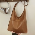 thumbnail image 1 of Tote Bag for Women, Large Leather Work Tote with Side Pockets, Professional Shoulder Bag for Laptop, Commute, Travel, and Daily Use, 1 of 7