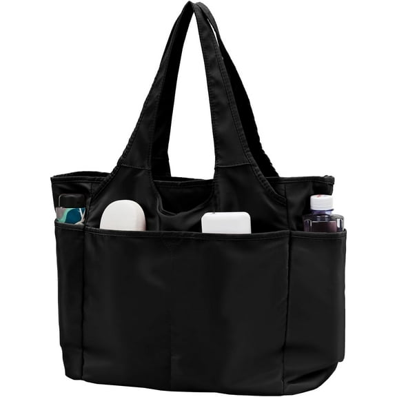Tote Bag for Women,Large Tote Bag with Compartments and Multiple Pockets,Quilted Shoulder Bag for Travel Work Sports