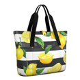thumbnail image 1 of Tote Bag for Women - Lemon Shoulder Bag - Large Utility Work Duffle Bag with Zipper Handbag for Travel, Work, Sprots, 1 of 5