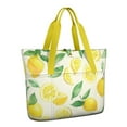 thumbnail image 1 of Tote Bag for Women - Lemon Shoulder Bag - Large Utility Work Duffle Bag with Zipper Handbag for Travel, Work, Sprots, 1 of 5