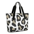 thumbnail image 1 of Tote Bag for Women - Leopard Print Pattern Shoulder Bag - Large Utility Work Duffle Bag with Zipper Handbag for Travel, Work, Sprots, 1 of 5