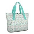 thumbnail image 1 of Tote Bag for Women - Light Blue Christmas Tree Pattern Shoulder Bag - Large Utility Work Duffle Bag with Zipper Handbag for Travel, Work, Sprots, 1 of 5