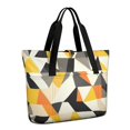 thumbnail image 1 of Tote Bag for Women - Modern Art Geometric Shoulder Bag - Large Utility Work Duffle Bag with Zipper Handbag for Travel, Work, Sprots, 1 of 5
