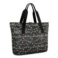 thumbnail image 1 of Tote Bag for Women - Multicolor Christmas Light Pattern Shoulder Bag - Large Utility Work Duffle Bag with Zipper Handbag for Travel, Work, Sprots, 1 of 5