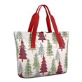 thumbnail image 1 of Tote Bag for Women - Multicolor Christmas Tree Pattern Shoulder Bag - Large Utility Work Duffle Bag with Zipper Handbag for Travel, Work, Sprots, 1 of 5