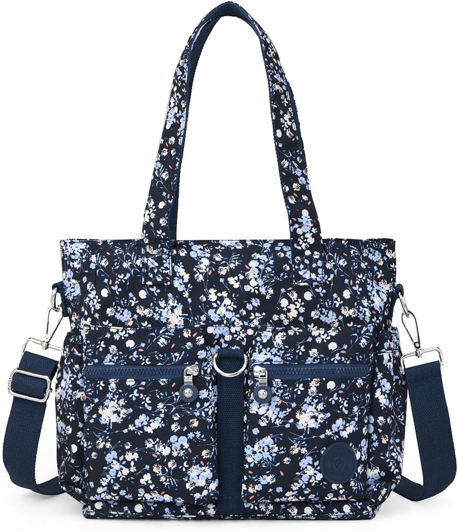 Tote Bag for Women Nylon Purse and Handbags Tote Purse Crossbody Bag Messenger Bag
