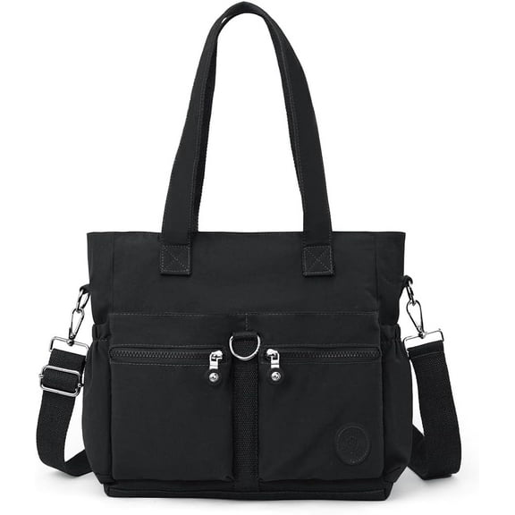 Tote Bag for Women Nylon Purse and Handbags Tote Purse Crossbody Bag Multi Pocket