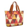 thumbnail image 1 of Tote Bag for Women - Orange Modern Art Geometric Shoulder Bag - Large Utility Work Duffle Bag with Zipper Handbag for Travel, Work, Sprots, 1 of 5