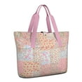 thumbnail image 1 of Tote Bag for Women - Pioneer Flower Shoulder Bag - Large Utility Work Duffle Bag with Zipper Handbag for Travel, Work, Sprots, 1 of 5