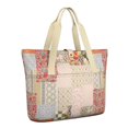thumbnail image 1 of Tote Bag for Women - Pioneer Flower Shoulder Bag - Large Utility Work Duffle Bag with Zipper Handbag for Travel, Work, Sprots, 1 of 5