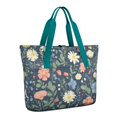 thumbnail image 1 of Tote Bag for Women - Pioneer Flower Shoulder Bag - Large Utility Work Duffle Bag with Zipper Handbag for Travel, Work, Sprots, 1 of 5