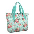 thumbnail image 1 of Tote Bag for Women - Pioneer Flower Shoulder Bag - Large Utility Work Duffle Bag with Zipper Handbag for Travel, Work, Sprots, 1 of 5