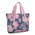 thumbnail image 1 of Tote Bag for Women - Pioneer Flower Shoulder Bag - Large Utility Work Duffle Bag with Zipper Handbag for Travel, Work, Sprots, 1 of 5