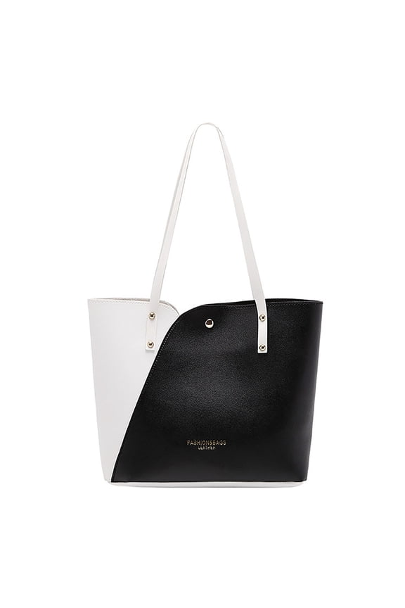 Tote Bag for Women Soft Leather Womens Leather Purses Handbags Shoulder Bags with Top Handles Satchel Purse Large Capacity Shopping Bag Black