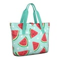 thumbnail image 1 of Tote Bag for Women - Summer Watermelon Shoulder Bag - Large Utility Work Duffle Bag with Zipper Handbag for Travel, Work, Sprots, 1 of 5