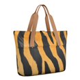 thumbnail image 1 of Tote Bag for Women - Tiger Stripes Shoulder Bag - Large Utility Work Duffle Bag with Zipper Handbag for Travel, Work, Sprots, 1 of 5