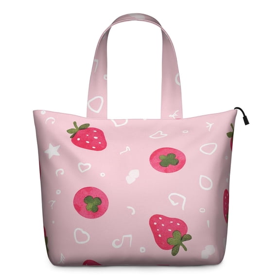 Tote Bag for Women,Waterproof Bag Women’s Travel Bag Strawberry Cute Large Gym Tote Bag for Gym Sessions