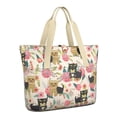 thumbnail image 1 of Tote Bag for Women - Yorkie Dog and Flower Shoulder Bag - Large Utility Work Duffle Bag with Zipper Handbag for Travel, Work, Sprots, 1 of 5