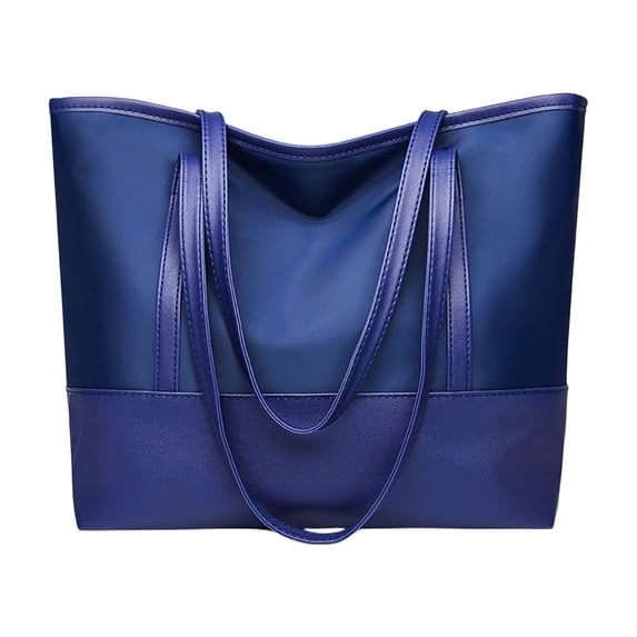 Tote Bag for Women Zipper Shoulder Bag Faux Leather Shopping Bag for Casual Handbag Work Dating College