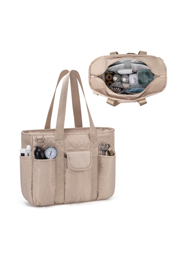 Tote Bag for Women with Computer Compartment Zipper Work Bag for Casual Work Dating College