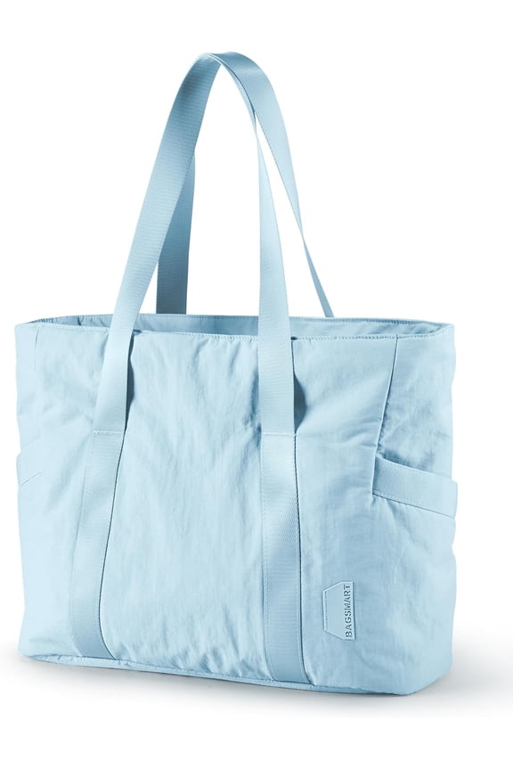 Tote Bag for Women with Zipper, Gym Tote with Compartments, Laptop Work Tote Nurse Dance Yoga Bag for Sport, Travel