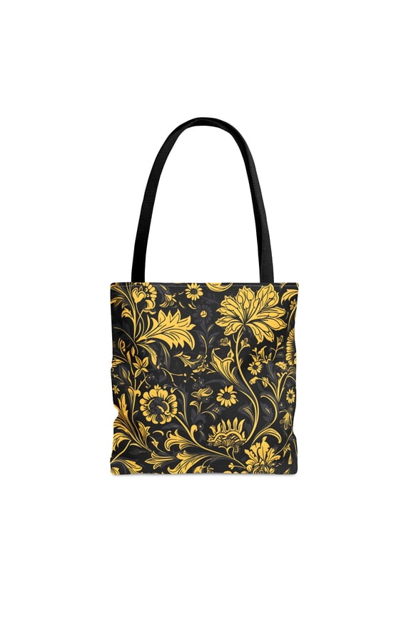 Tote Bag in Jacobean Pattern
