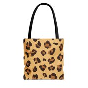 Tote Bag in Leopard Spots Pattern