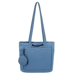 Ulta Beauty Dark Navy Blue Tote Bag Faux Leather Carry Sack Tote Purse 13 x 11 New Walmart