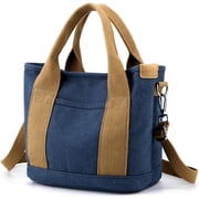 Tote Bag with Zipper Tote Bag for Women Canvas Crossbody Bag Shoulder Bag Satchel Hobo Bag Messenger Bag 2024