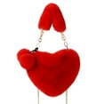 thumbnail image 1 of QTOCIO 1pc Fashion Heart Shaped Crossbody Bag for Women Cute Chain Shoulder Handbag with Zip Closure Soft Faux Coin Purse Cotton Lined Synthetic Material, 1 of 6