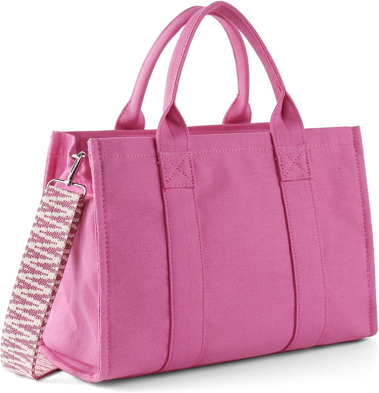 Tote Bags for Women Handbag Tote Purse with Zipper Canvas Crossbody Bag Shoulder Bag