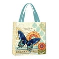thumbnail image 1 of Butterfly Print Bible Study Tote Bag - "Grateful Heart", 1 of 9