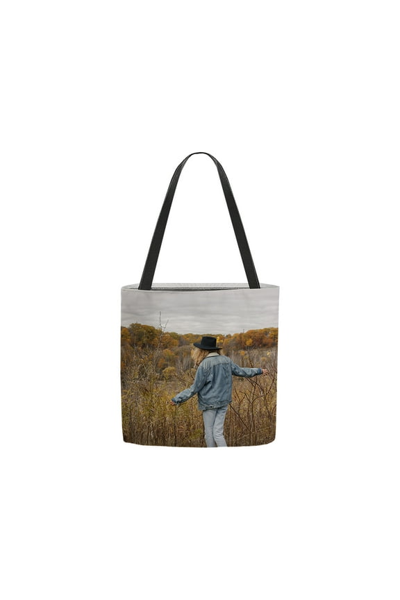 Tote - Double Handle Printed. Size 13x13x2. Customize and Personalize with Photos, Images or Designs. Unisex, Adult, Teen and Tween.