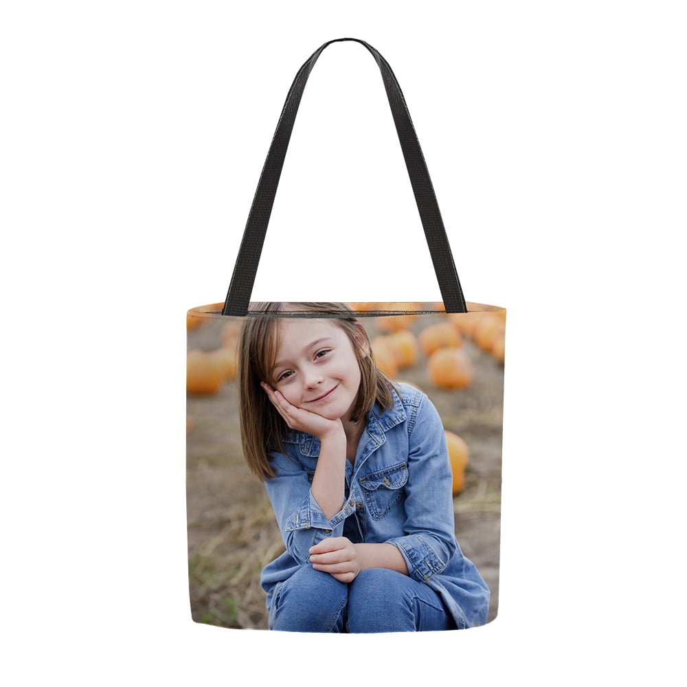 WALMART CUSTOM Customize Tote, Size 18x18, 100% Polyester, Double Handle, Unisex, Adult, Teen and Tween, 0.36lbs.
