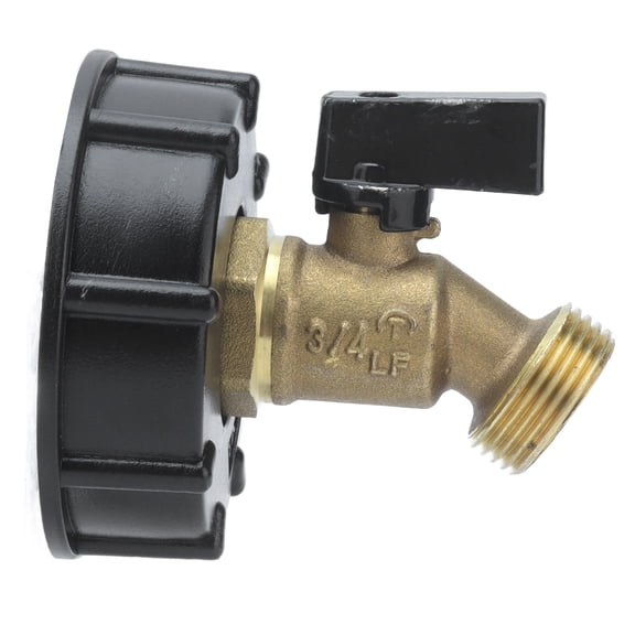 Tote Drain Valve, 60mm Inlet Diameter Accurate Control IBC Tank Adapter For Container