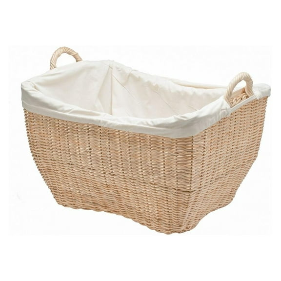 1060053 Wicker Laundry Basket, Natural