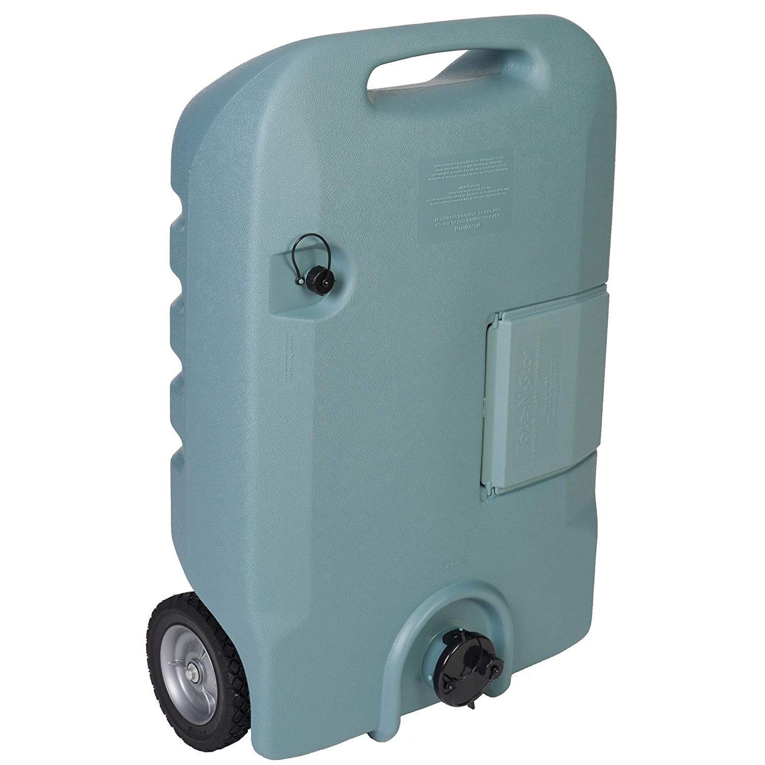 Tote-N-Stor 25608 2 Wheel 25 Gallon Portable RV Sewage Waste Tank Tote Carrier