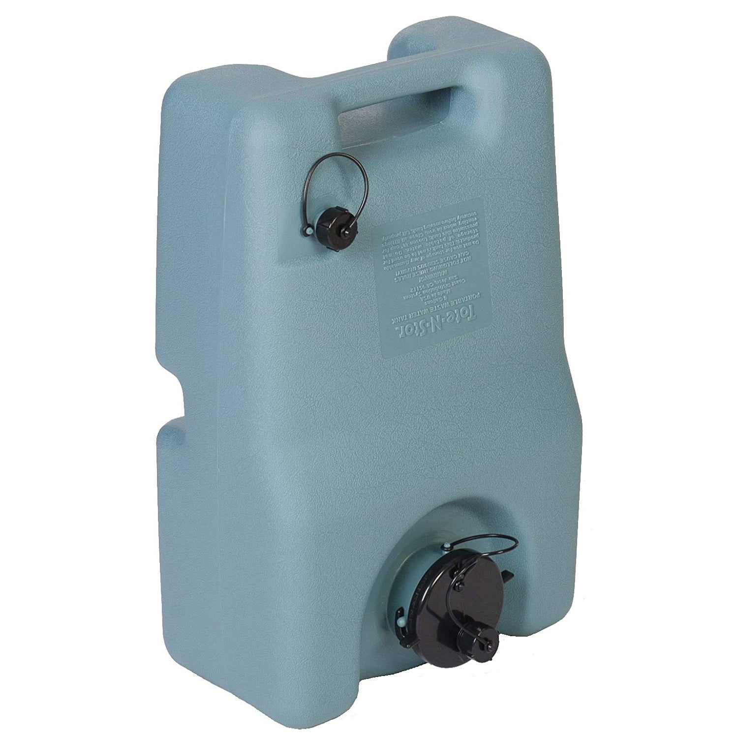 ToteNStor 25951 6 Gallon Portable RV Sewage Waste Water Tank Tote