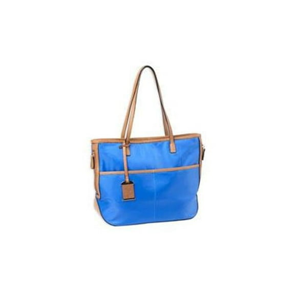 Tote Style Nylon Purse, Electric Blue