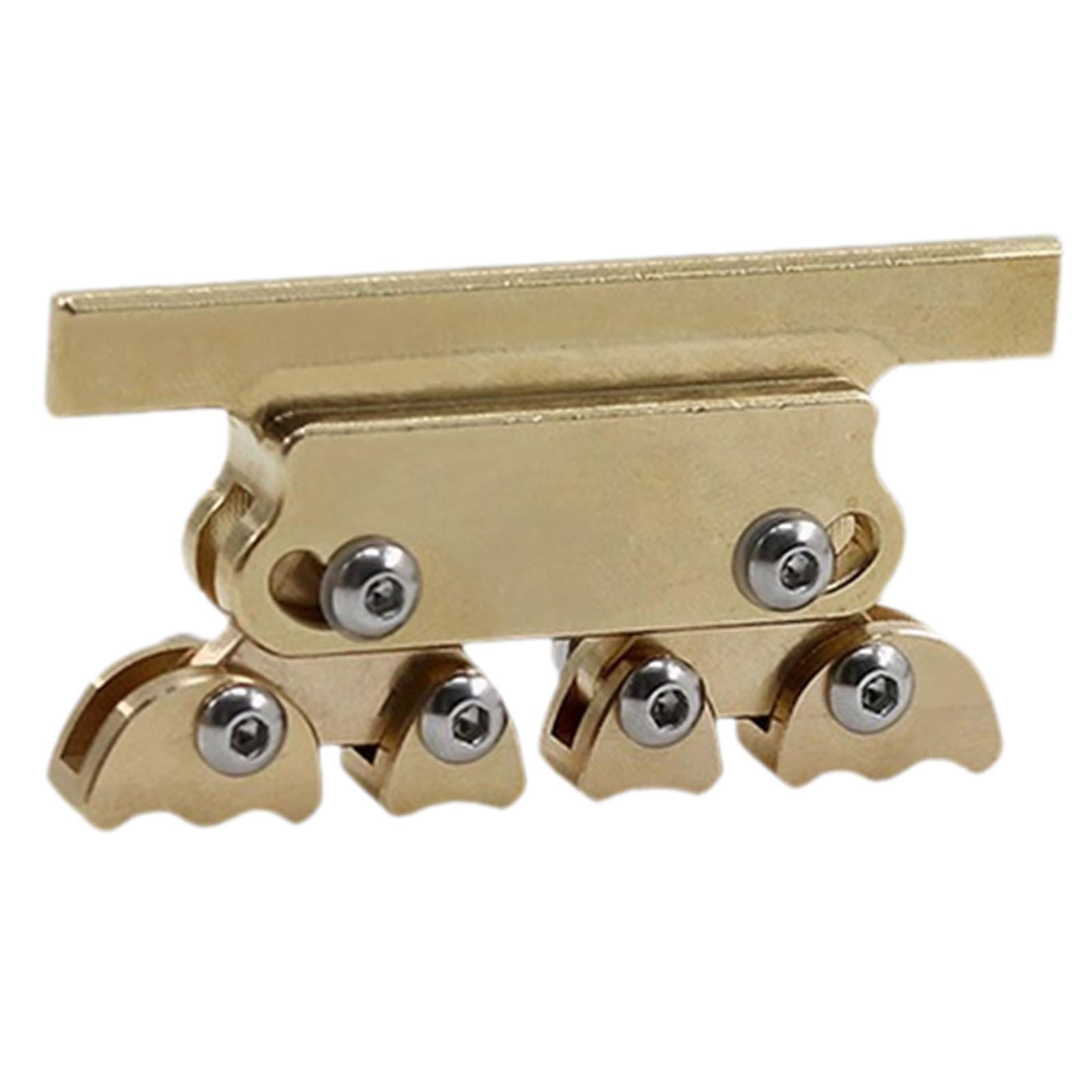 Radius Adaptive Guitar Fret Press Copper Tool Compact Design for Acoustic Bass Guitars DIY Repair