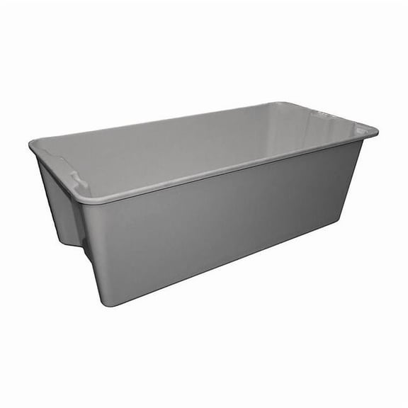 Stack & Nest Storage Container, 37.4 gal, 42-1/2 in L x 20 in W x 14-1/4 in H, Gray